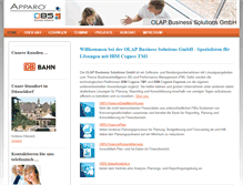 Tablet Screenshot of olap-business.de